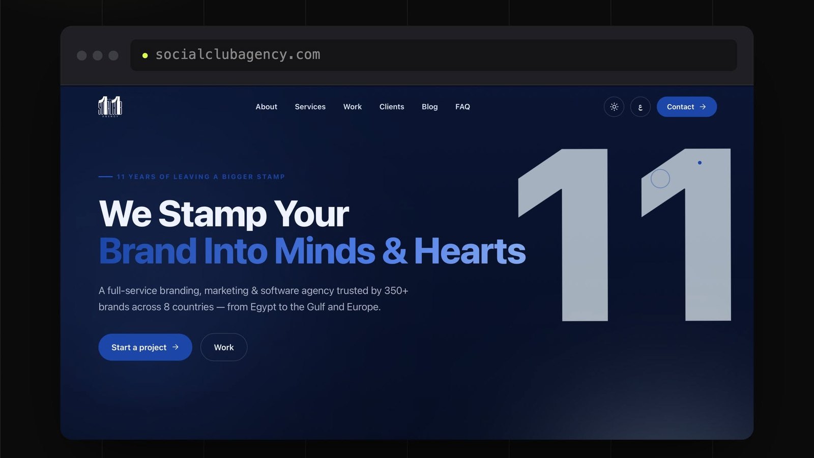 Social Club — Agency site